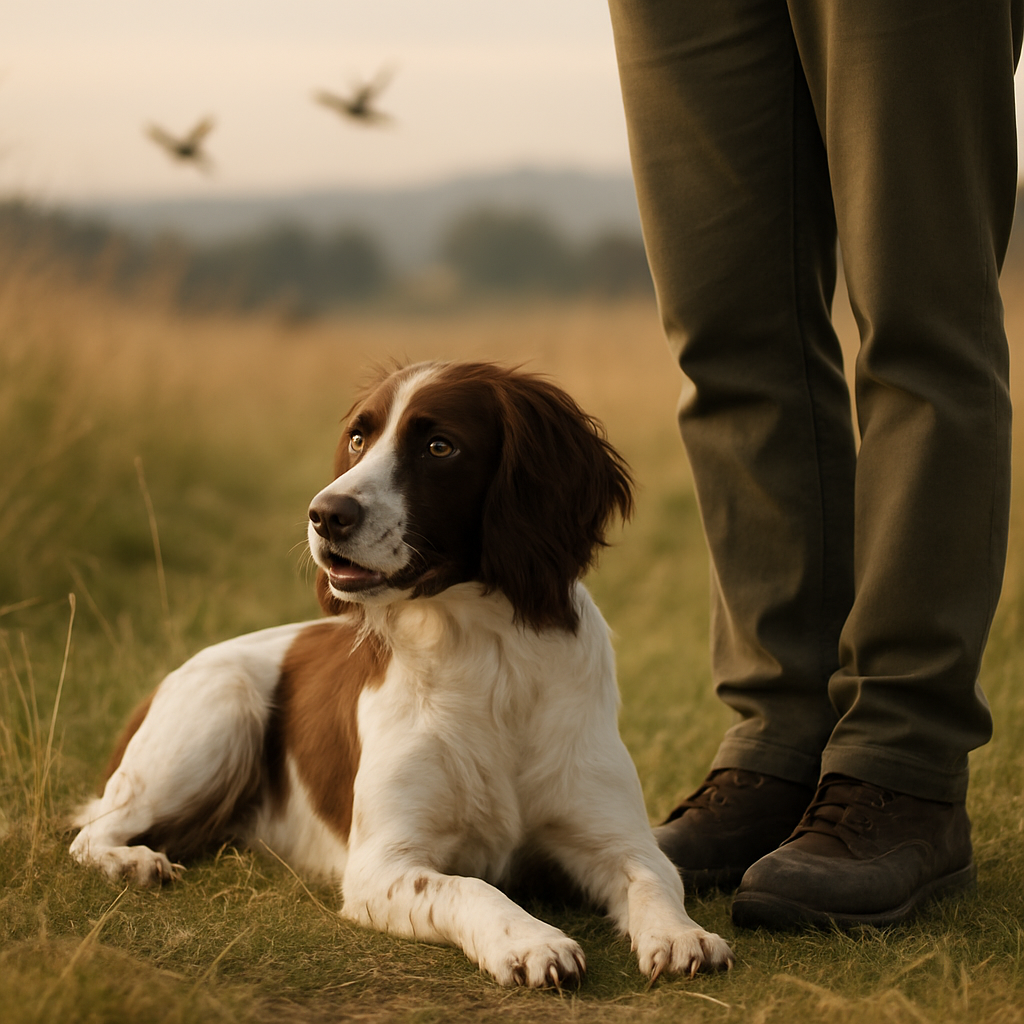 Spaniel Laying Down